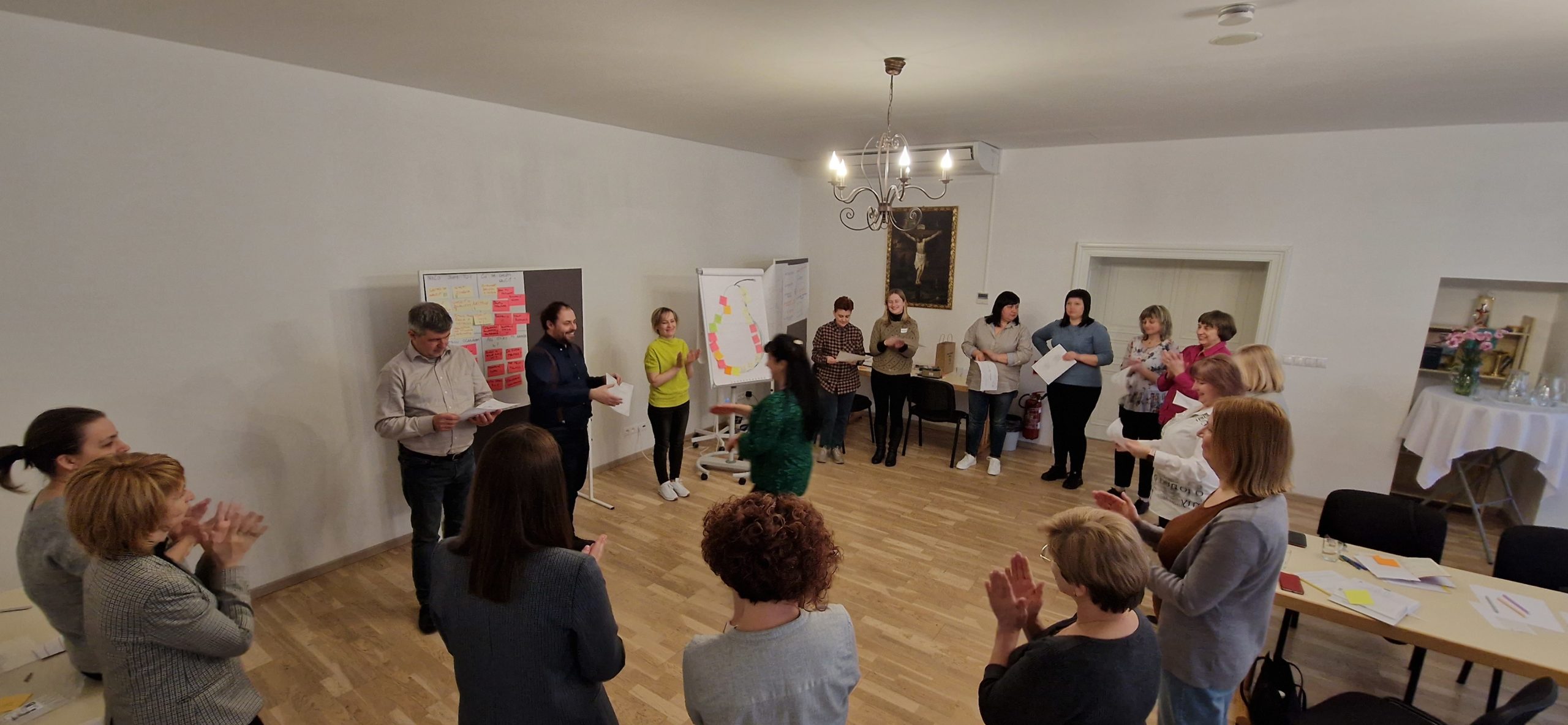 Učiteľky z Ukrajiny v kruhu